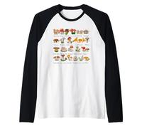 Micología para Recolector de Hongos Camiseta Manga Raglan