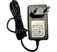 micompuTer Transformador Compatible con Sega Mega Drive 2, cable extra largo, 2 m., 2 Amperios de potencia, megadrive 2, fuente alimentación, power supply, cargador, recambio, reemplazo