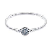 Micoo Pulsera de Plata de Ley 925 para Mujer - Pulsera de Cadena de Serpiente con Colgante de Mariposa & Circonita 13A Regalo de Joyería para Mujeres, Regalo de Cumpleaños, Regalo de San Valentín