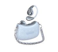 Micool Auriculares abiertos Bluetooth 5.4, auriculares colgantes con batería de larga duración, diseño de bolsa de moda, auriculares inalámbricos, auriculares deportivos para un uso cómodo durante