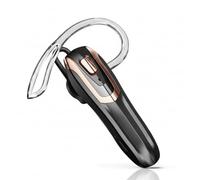 Micool Auriculares Bluetooth V6.0 con cancelación de ruido de IA y 38 horas de tiempo de conversación - Auriculares manos libres de un solo oído, doble emparejamiento, ligeros auriculares Bluetooth