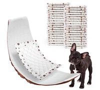 MICOOYO Forros de pañales para perros, almohadillas desechables para perros, almohadillas de refuerzo para perros, almohadillas para el período para perros, forro de pañales para perros machos (patas,