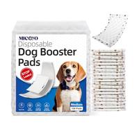 MICOOYO Forros desechables para pañales para perros, almohadillas elevadoras para perros machos y hembras, almohadillas para pañales para pañales y pantalones (M-50)