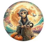 Micos Trillizos 1000 Piezas Rompecabezas Redondo Rompecabezas Redondo De Puzzle 1000 Piezas Micos Trillizos Puzzle De Madera para Adultos Y Niños Regalo para Niños 1000pcs (67.5x67.5cm)