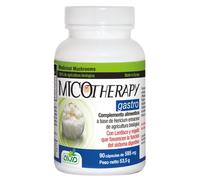 MICOTHERAPY Gastro Melena de León 90 Cápsulas de 595mg para la Salud Gastrointestinal sin Glúten. Extracto de Lions Mane (Hericium Erinaceus) para la Acidez, Reflujo, Úlcera, Inflamación y Digestión