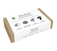 MicoVital® Biohacker en Gotas - Chaga, Melena de León, Reishi y Shiitake - Combínalos y Mejora tu Salud Integral - Micoterapia - 4 Frascos de 50ml - 100% Natural