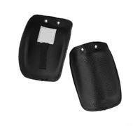 Micpointik 2 fundas protectoras de piel para soldador, resistentes al calor y a los golpes, con cordones, para construcción y ingeniería, color negro, 12 x 12 cm, protección personal en el trabajo