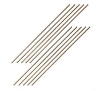 Micpointik 25 varillas de soldadura de latón para soldadura de gas TIG, alta fluidez para aleaciones de cobre y acero, diámetro 1,6 - 3,0 mm, longitud 250 mm, varillas de soldadura dura (2,5 mm)