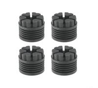 Micpointik 4 pies antivibración para Bambu Lab X1/P1P, almohadillas de goma antideslizantes amortiguadoras y a prueba de polvo, reducen el tambaleo de mesa en impresoras 3D, color negro 100 x 80 x 30
