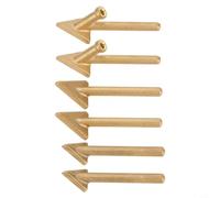 Micpointik 6 puntas de repuesto para soldadora de plástico de 80 W, puntas de acero resistentes al calor en oro para reparación de parachoques de coche TPO/TEO/PP, calentamiento rápido hasta 480 °C