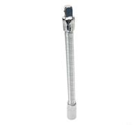 Micpointik Adaptador de eje flexible para llave de carraca, barra de extensión de acero 45# con superficie cromada, para aflojar tornillos en áreas estrechas, plata, 1/4 pulgada 3/8 pulgadas 1/2