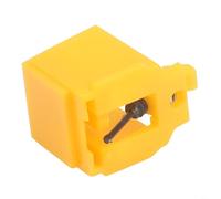 Micpointik Aguja giratoria ATN3600L cónica para Audio-Technica LP60, aluminio volador, fácil instalación, amarillo, aguja de repuesto