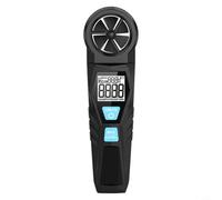 Micpointik AM10 - Anemómetro digital de mano con 5 modos de medición y rueda giratoria de 180°, medición precisa del flujo de aire 0,8-108 km/h para HVAC, industria y monitoreo meteorológico, color