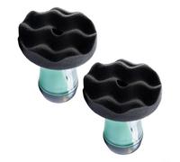 Micpointik Aplicador de brillo de neumáticos de mano con depósito integrado, aplicación sin medición para todos los apósitos de gel, espuma duradera, verde o negro