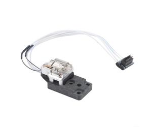 Micpointik Conjunto de bloque calefactor para BambuLab A1 Serie, elemento calefactor con sensor, 24 V 96 W, fácil desmontaje sin herramientas, diseño de metal resistente, color plateado y negro