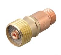 Micpointik Cuerpo de latón para lente de gas Stubby con red, compatible con antorcha de soldadura TIG WP-17/18/26, accesorio robusto para procesamiento de metal, 14 x 28,1 mm, 1 unidad (1,6 mm)