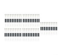 Micpointik Diodo de microondas CL01-12 - Diodo desechable de alto voltaje para reparación de electrodomésticos, 350 mA, 12 KV, conector de 6,3 mm, color negro, 84 mm de longitud, piezas de repuesto