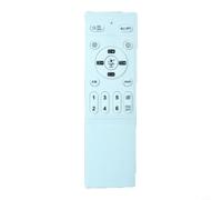 Micpointik Fuente de alimentación LED 50-72 W x 2 controlador CC con control de voz offline para ventilador de techo, incluye mando a distancia, color blanco