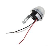 Micpointik Interruptor de control de luz AS-20 resistente al agua con reconocimiento automático del crepúsculo para farolas, jardines y patios, 12 V CA/CC, ajustable hasta 1000 W, interruptor de