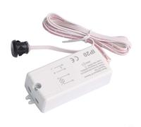 Micpointik Interruptor de sensor táctil por infrarrojos para iluminación de armario, activación de movimiento de la mano sin contacto, bombilla de 500 W, 200 W, 220 - 240 V CA, color blanco
