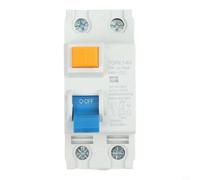 Micpointik Interruptor diferencial de corriente 2P 10-63 A 10 mA con indicador de ventana para una protección personal fiable en hogares y oficinas, 230 V, ignífugo (10 A)