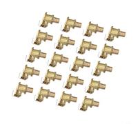 Micpointik Juego de 20 vasos de aceite lubricante de latón con tapa abatible M6 x 1 mm rosca para motores Hit-and-Miss para motores robustos de repuesto industriales