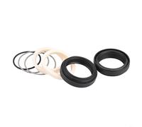 Micpointik Juego de juntas de horquilla de bicicleta de 30 a 40 mm para FOX, para Rockshox, Manitou, juntas de goma con raspador, esponjas y muelles para reparación de suspensión MTB, color negro (36