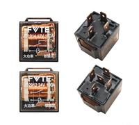 Micpointik KF857 100 A Relé de coche 12 V/24 V 5 pines SPDT resistente al agua para control de vehículo luz bocina ventilador de -40 °C hasta +125 °C (12 V, 5 pines, 100 A)