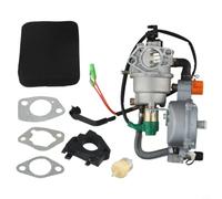 Micpointik Kit de carburador de combustible dual para conversión LPG/NG, repuesto de metal compatible con generadores de 4,5 - 10 kW, como para champión para predator para honda, juego de accesorios