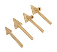 Micpointik Pack de 4 puntas de repuesto para soldadora de plástico de 80 W, puntas de acero resistentes al calor en oro para reparación de parachoques de coche TPO/TEO/PP, calentamiento rápido hasta