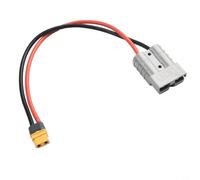 Micpointik Para cable adaptador XT60, 50 A, 600 V, 30 cm, 12 AWG | Hecho de materiales de alta calidad Rendimiento duradero Compatible con el puerto de módulo solar de la serie FSP-2