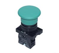 Micpointik Pulsador de seta autoajustable de plástico ABS (verde)