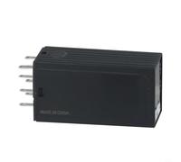 Micpointik Relé de tiempo digital H3Y-2 con indicador LED claro para control de la máquina de 8 pines CC 12 V/24 V CA 220 V, carcasa de PC ignífuga ajustable 0,1S-99H de largo (DC12V)