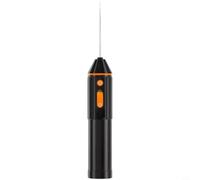 Micpointik Removedor de pegamento eléctrico con pantalla digital, velocidad de 6 pasos, avance/retroceso, recargable por USB-C, alto par para manualidades y reparaciones, color negro