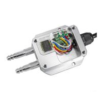 Micpointik Sensor de presión diferencial 4 - 20 mA, medidor de presión de aire con boquilla de pagoda, compensado de temperatura para HVAC e industria, rango de medición 0-2 kPa, precisión 0,2% FS