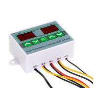 Micpointik Termostato digital ST3012 con doble regulación de temperatura (12 V)