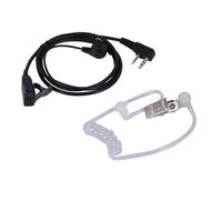 Micr?fono ac?stico oculto de 2 pines con tubo de aire, auricular, auricular para radio walkie-talkie.