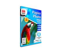 Micro Application - Pack de 50 papeles fotográficos brillantes 13 x 18 cm, color blanco