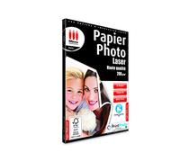 Micro Application Papel fotográfico A4 - Papel fotográfico (A4 - Papel para Impresora - Impresión fotográfica - Papel fotográfico - Papel fotográfico Mate - Tamaño A4-200 g/m² - Personalizable - 50
