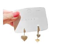 Micro aretes marginales de circón para mujeres joyas para mujeres