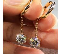 Micro aretes marginales de circón para mujeres joyas para mujeres