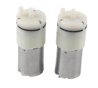 Micro bomba de vacío diafragma de succión de aire eléctrica de bajo ruido 60Kpa 3.0 LPM DC 6V 370 2 piezas mini bomba de succión de vacío de aleación para productos electrónicos