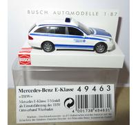 Micro Busch HO 1/87 Mercedes-Benz E-Klasse T THW Policía Científica #49463 Caja