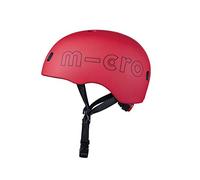 Micro® | Casco Infantil para Patinete o Bicicleta | Luz Trasera de Seguridad 3 Posiciones | Ultraligero 250 Gramos | Cierre Magnético | Niños y Niñas