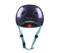 Micro® | Casco Infantil para Patinete o Bicicleta | Luz Trasera de Seguridad 3 Posiciones | Ultraligero 250 Gramos | Cierre Magnético | Niños y Niñas