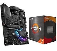 Micro Center AMD Ryzen 7 5700X 8 núcleos 16 hilos desbloqueados paquete de procesador de escritorio con placa base MSI MPG B550 Gaming Plus ATX Gaming (AMD AM4, DDR4, PCIe 4.0, M.2)