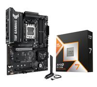 MICRO CENTER AMD Ryzen 7 9800X3D - Procesador de CPU con placa base ASUS TUF Gaming B650E-E WiFi AM5 ATX (DDR5, PCIe 5.0 Ready, 3X M.2, Wi-Fi 6E, USB 20Gbps Type-C)