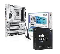 Micro Center Combo de placa base de CPU: Intel Core Ultra 7 270K Plus 24 núcleos hasta 5.5 GHz procesador de escritorio con Asus Z890 AYW Gaming WiFi W LGA 1851 ATX placa base