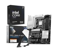 MICRO CENTER Combo de placa base de CPU: procesador Intel Core Ultra 7 270K Plus de 24 núcleos de hasta 5,5 GHz con placa base MSI Pro Z890-P WiFi LGA 1851 ATX