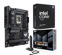Micro Center Combo de placa base para CPU Ultra 9 285K 24-Cores LGA 1851 Paquete de procesador de escritorio con placa base WiFi Tuf Gaming Z890-Plus